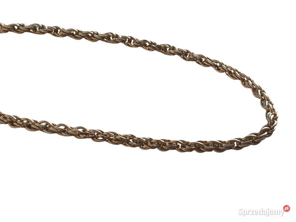 Stary ozdobny łańcuszek naszyjnik vintage lata Cieszyn