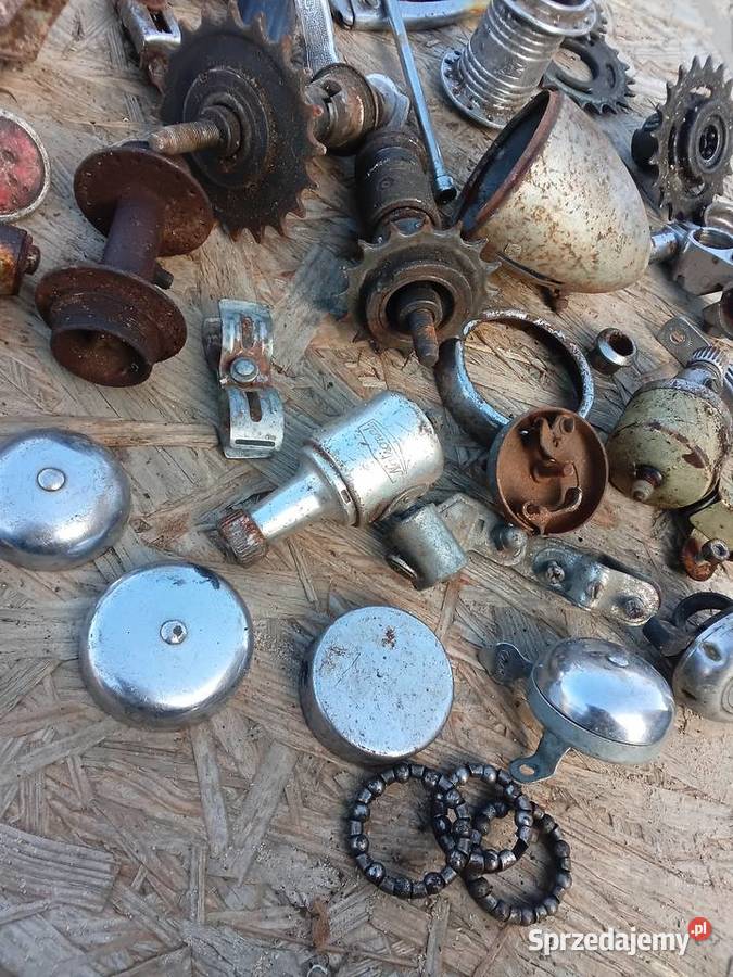 Pakiet starych części zabytkowy rower Milejewo