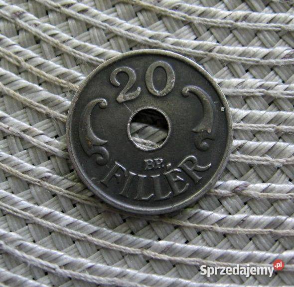 Węgry 20 Filler 1941r Stal wielkopolskie Kalisz