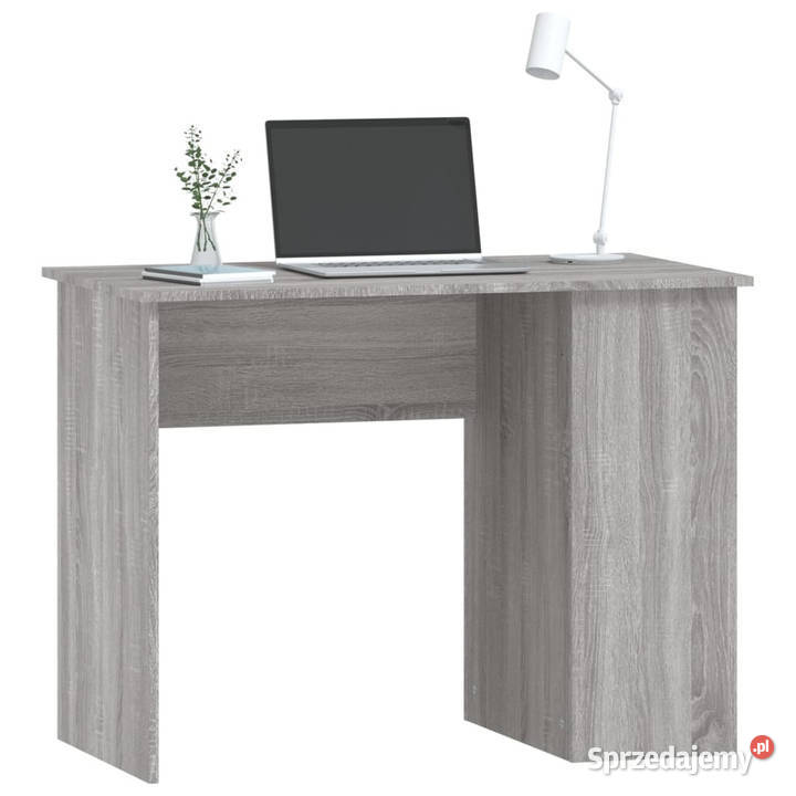 Biurko szary dąb sonoma 100x55x75 materiał Warszawa