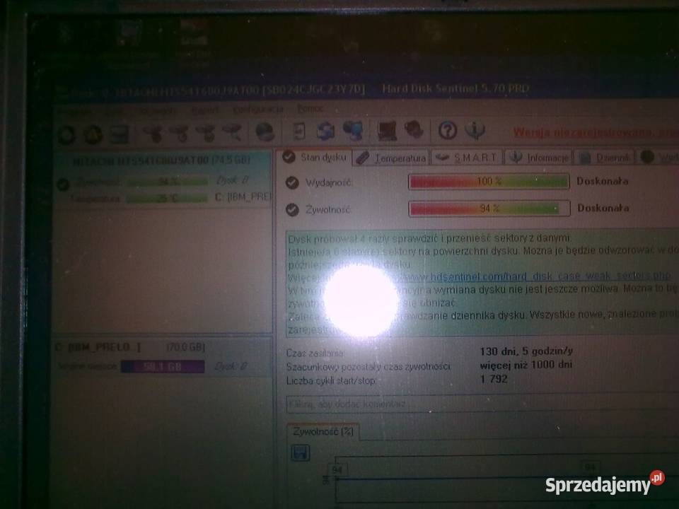 kultowy LenovoIBM ThinkPad T43 do diagnostyki 2GB mazowieckie Warszawa