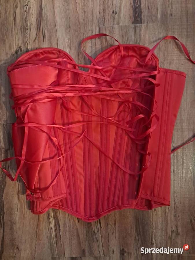 piękny nowy czerwony gorset rozmiar XS brak świętokrzyskie Sandomierz