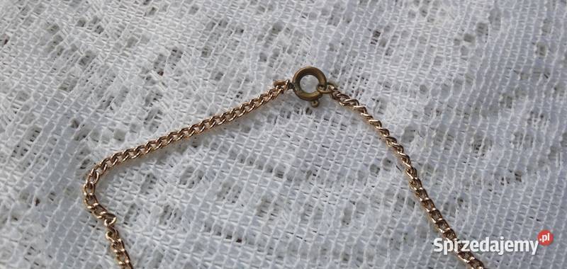 Stary angielski naszyjnik kolorowe kryształki sprzedam