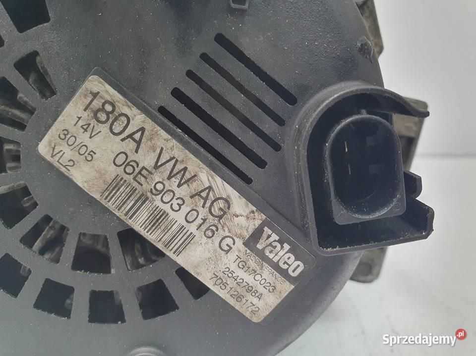 ALTERNATOR Audi A6 C6 24 V6 valeo 06E903016G Chełm