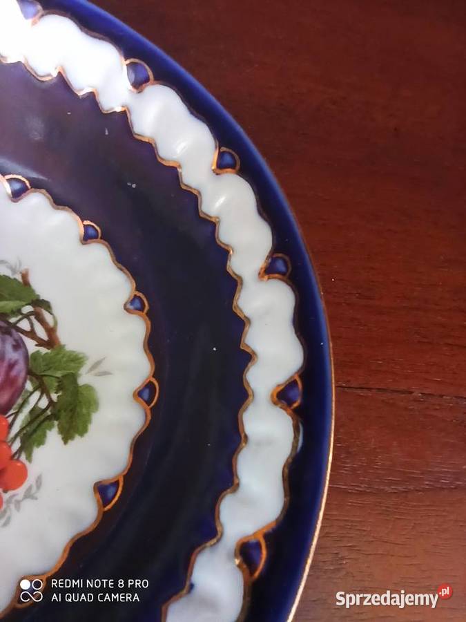 Patera z kobaltem Irys Cluj Napoca Made in Porcelana i szkło Gdańsk