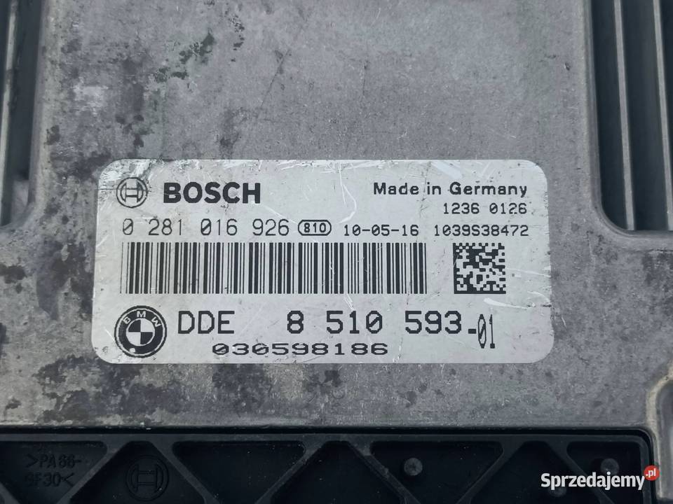 BMW X1 E84 E87 20D STEROWNIK KOMPUTER SILNIKA osobowe