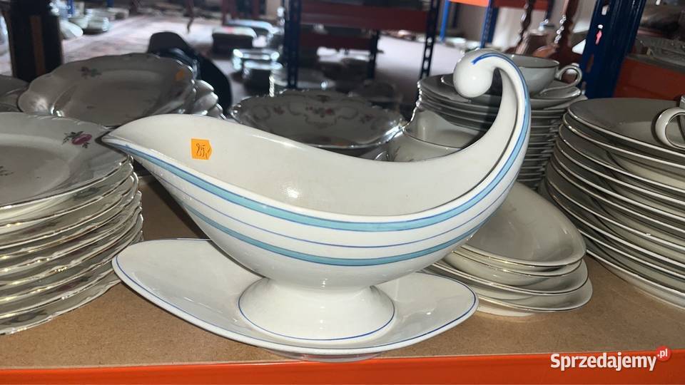 Sosjerka porcelanowa Sygnowana Rostrand Szwecja Gdańsk
