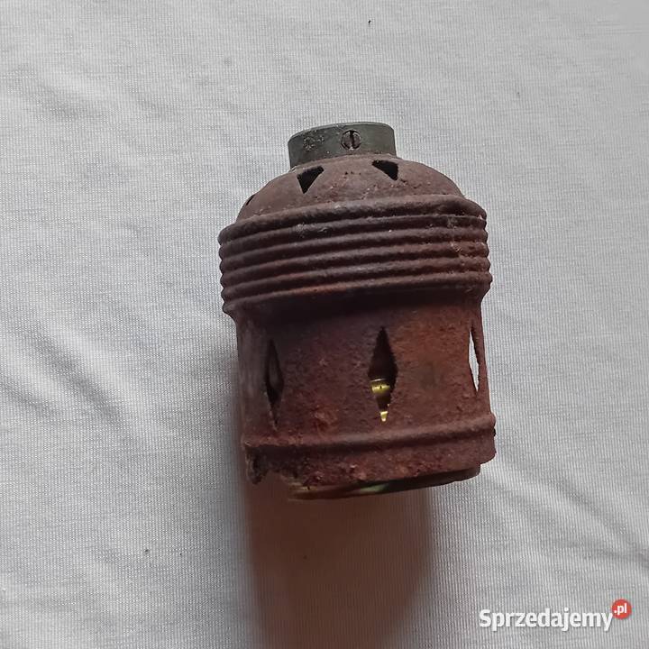 Metalowa oprawka żarówki do lampy elektrycznej I wielkopolskie Koźminek