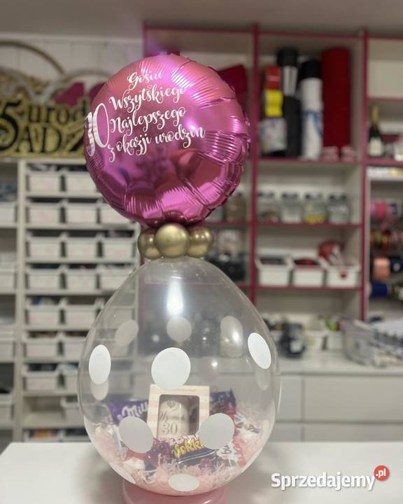 balony cyfry balony z helem Katowice śląskie
