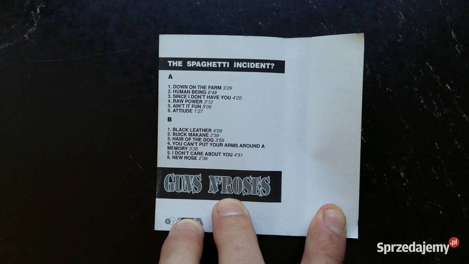 Kaseta Guns N Roses The spaghetti incident Siemiatycze