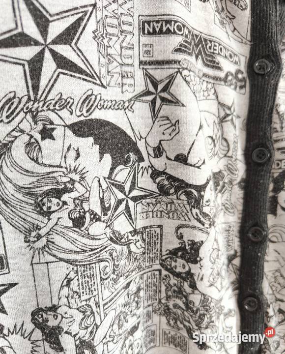 Jednoczęściowa piżama Kombinezon Wonder Woman DC długi Szczecin
