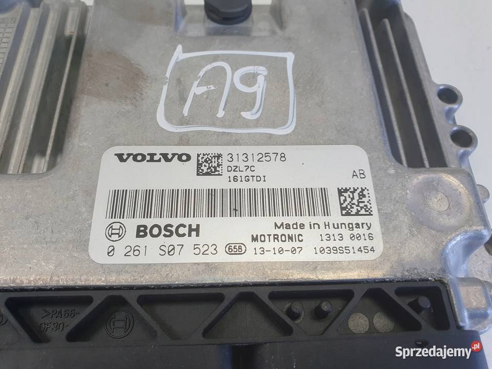 Volvo S60 II 16 T2 STEROWNIK SILNIKA 0261S07523