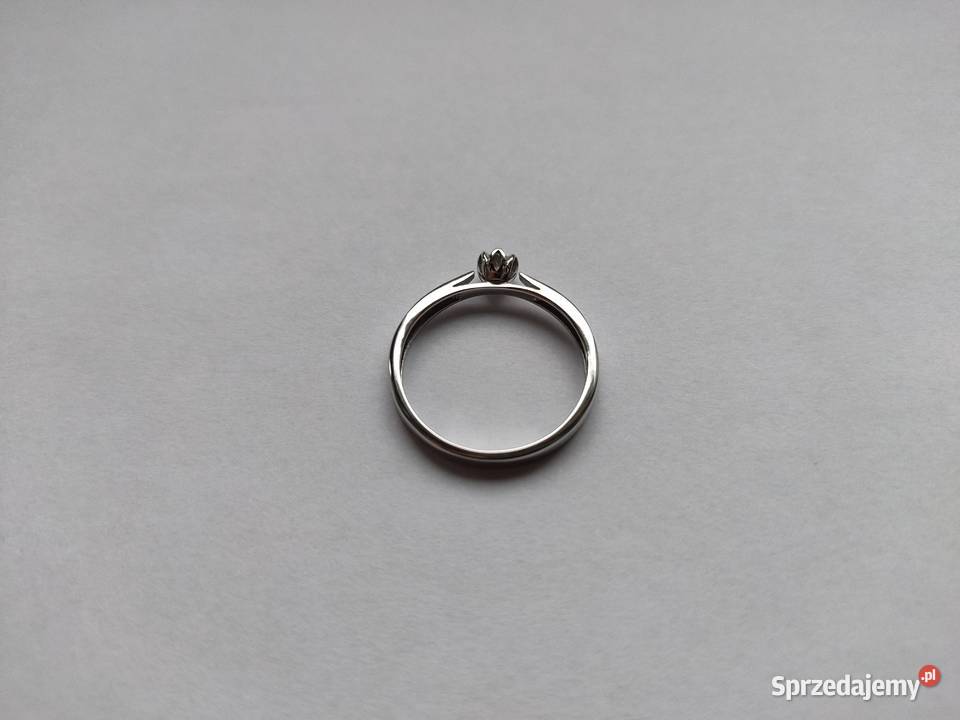 Pierścionek WKruk ZNNPB10B złoty z brylantem Lubliniec