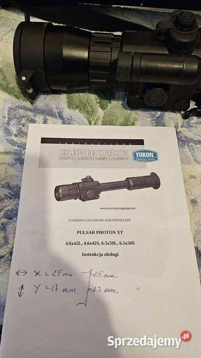 NOKTOWIZOR YUKON PHOTON XT 65x50 L z montażem Sporty strzeleckie i myślistwo lubuskie