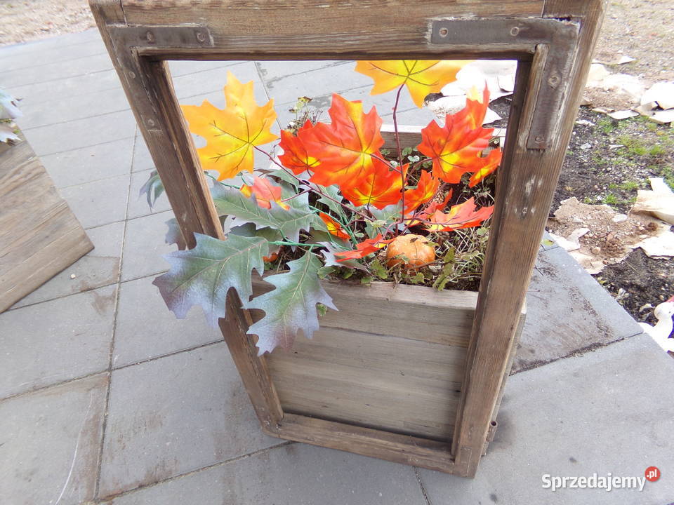 Stare okno rama okienna retro loft lustro Ramki i ramy Ełk