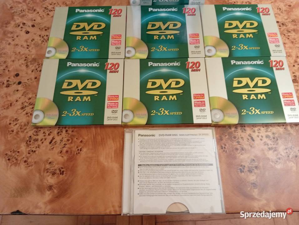 Płyty DVD RAM Panasonic 120 min Nowe małopolskie Kraków