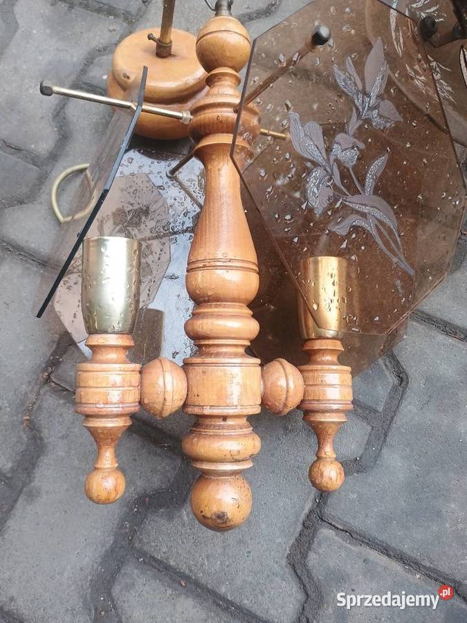 Sprzedam 3 stare lampy sufitowe Wodzisław Śląski