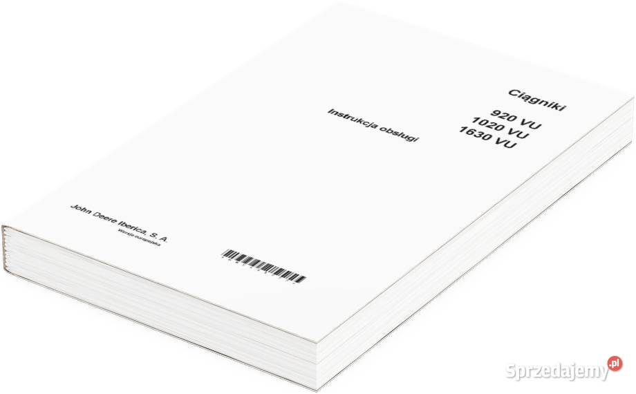 John Deere JD 2064 2264 Instrukcja katalog Pozostałe wielkopolskie Szamotuły