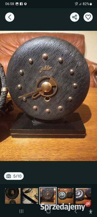 Zegar zegary Jubiler PRL Vintage Toruń