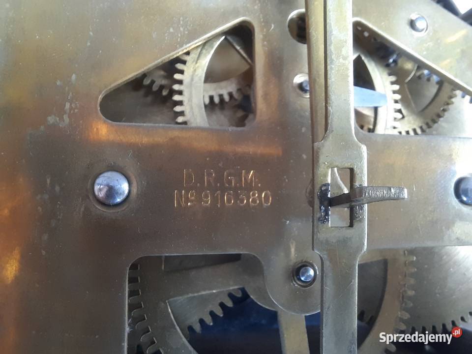 Stary zegar ścienny pokojowy KS sprawny film Tczew sprzedam