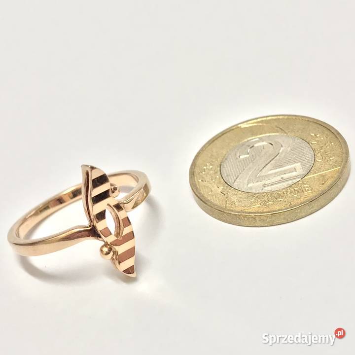 Złoty PIERŚCIONEK 14K ORYGINALNY wzór r13 Pierścionki Warszawa