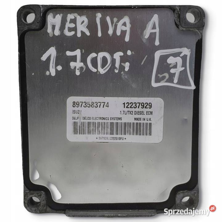 Opel Meriva A 17 DTI STEROWNIK SILNIKA komputer Komputery