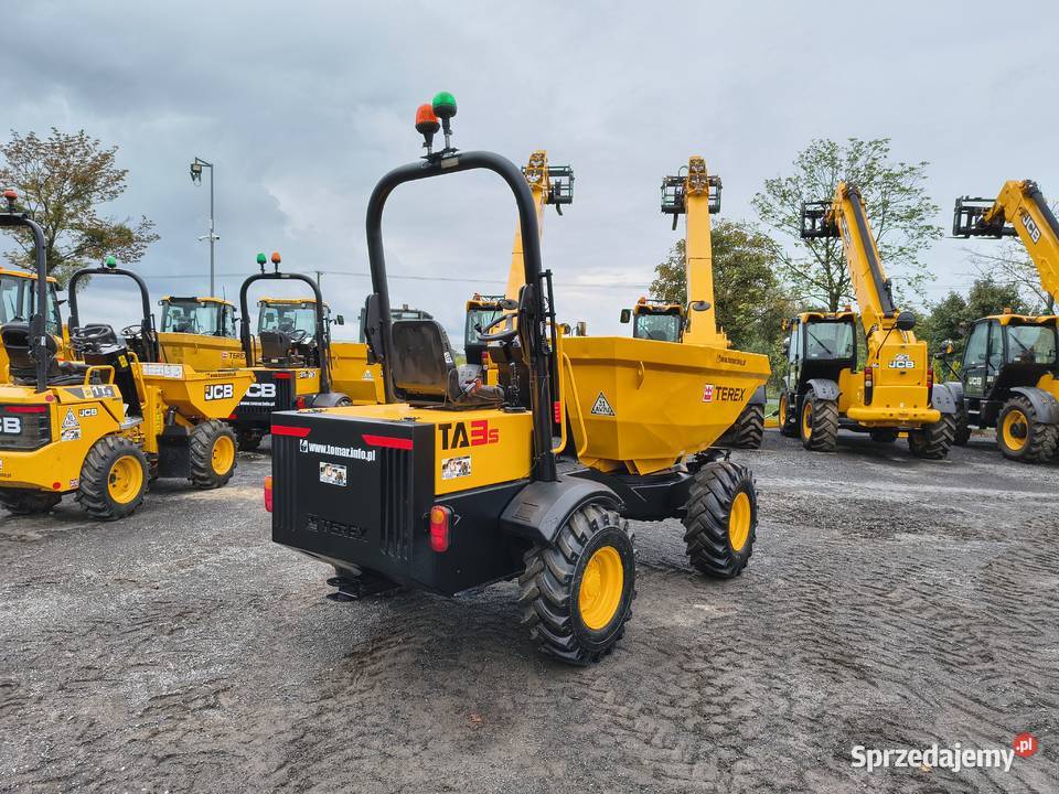 WOZIDŁO BUDOWLANE OBROTOWE TEREX 3 TONY JCB AUSA pełny VAT Krotoszyn