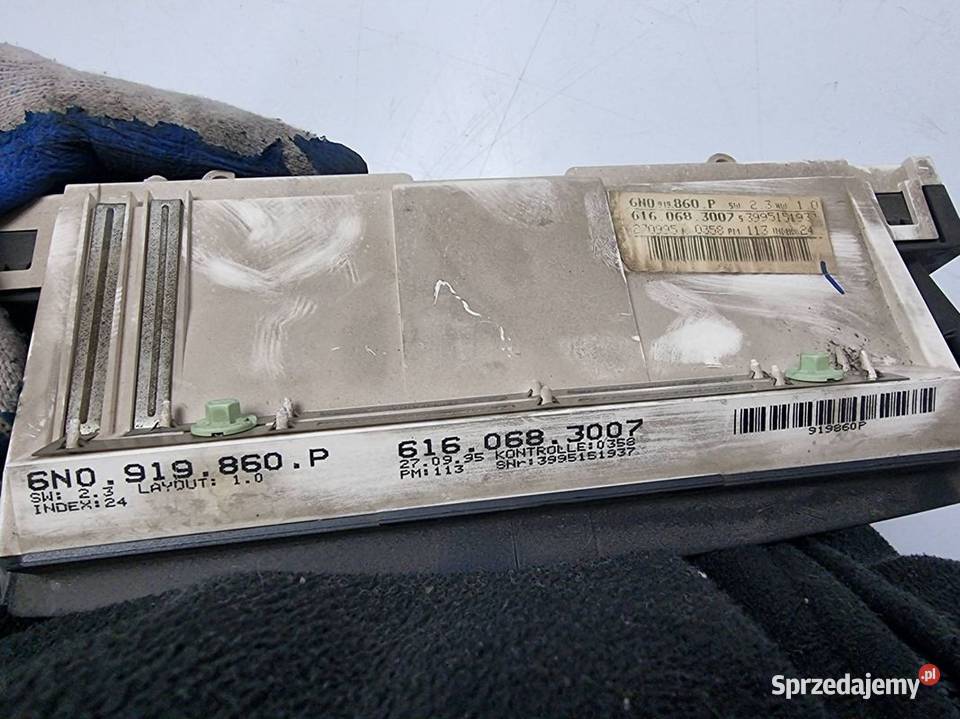 LICZNIK ZEGAR VOLKSWAGEN POLO 6N0919860 kujawsko-pomorskie Lipno