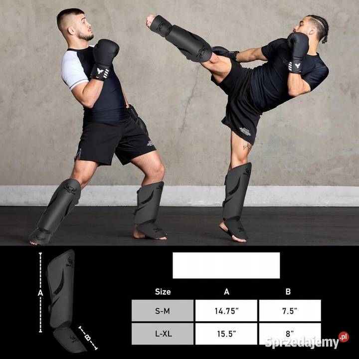 Beast Rage Muay Thai Ochraniacz goleni MMA LXL Pozostałe Myszyniec
