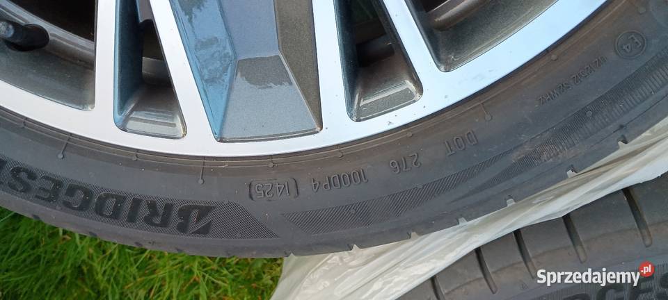 Alufelgi Audi r19 z oponami Bridgestone 24540 Felgi Legionowo sprzedam