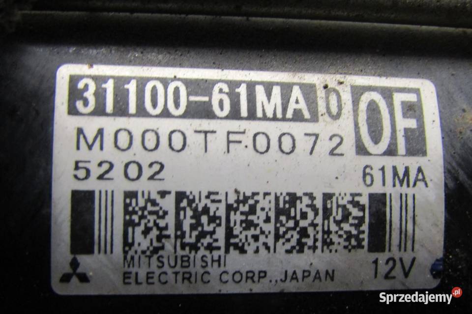 ROZRUSZNIK 16 16V SUZUKI VITARA III 3110061MA