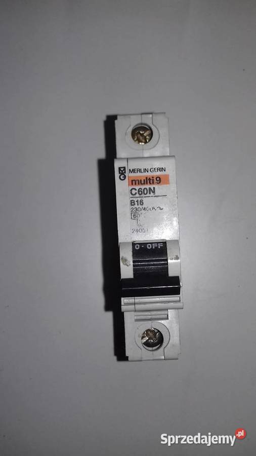 Wyłącznik Merlin Gerin multi 9 C60N B 16 Częstochowa