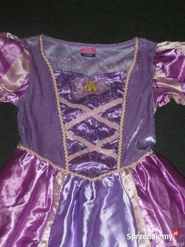 Strój kostium przebranie ROSZPUNKA ZAPLĄTANI 78 dziewczynka Siedlce