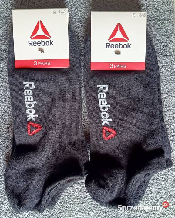 REEBOK skarpety 3pak rozmiary 4042 i 4345 kolor Ełk