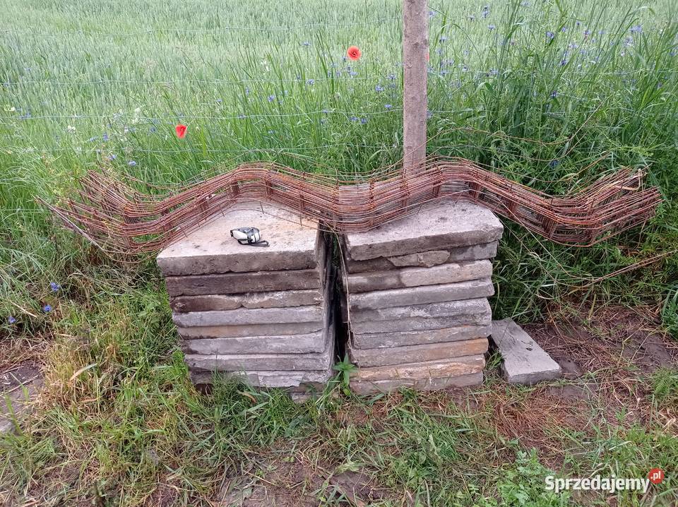 Dystanse stalowe między zbrojenie płyty Goszcza