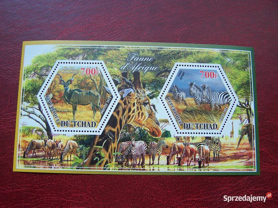 Czad 2014 MNH Fauna Dzikie Zwierzęta Afryki Tychy