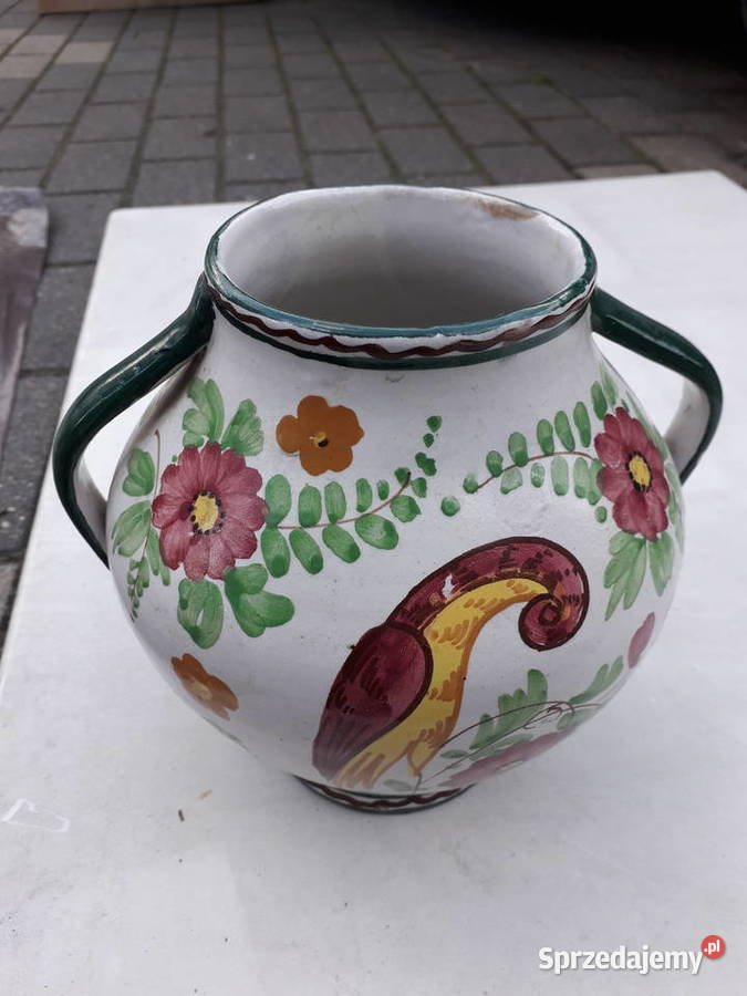 Dzbanek duży wazon klasyczny włoski hand painted Warszawa