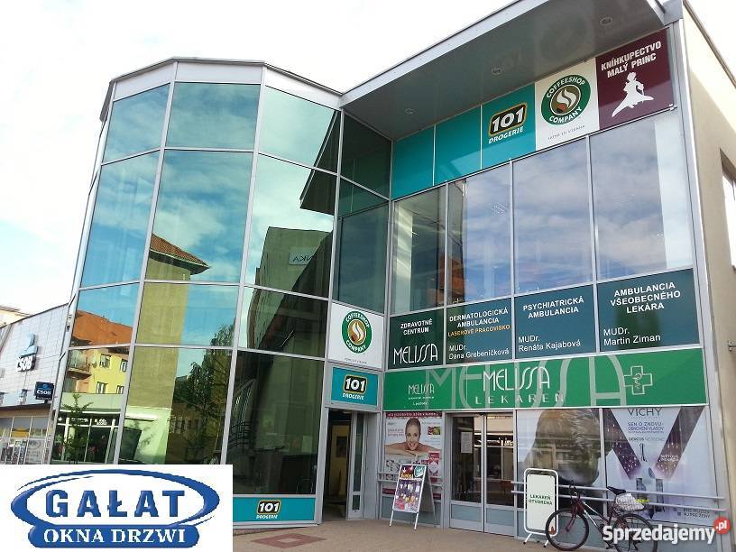 DRZWI AUTOMATYCZNE ALUMINIOWE SKLEPOWE PRZESUWNE