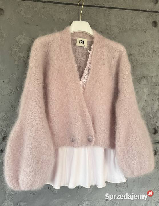 Sweter CXL z balonowym rękawem z 81kid moher Bieruń