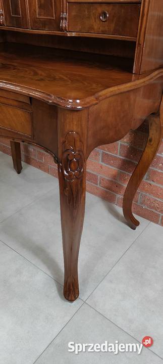 Piękne biurko sekretarzyk Ludwik Filip antyk Łagów