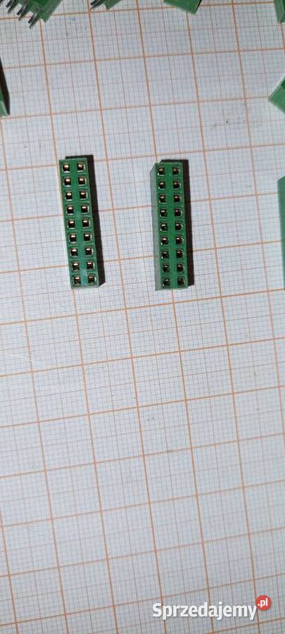Gniazdo kołkowe żeńskie 18PIN 2x9 NOWE 48 A734 Części i akcesoria Czechowice-Dziedzice