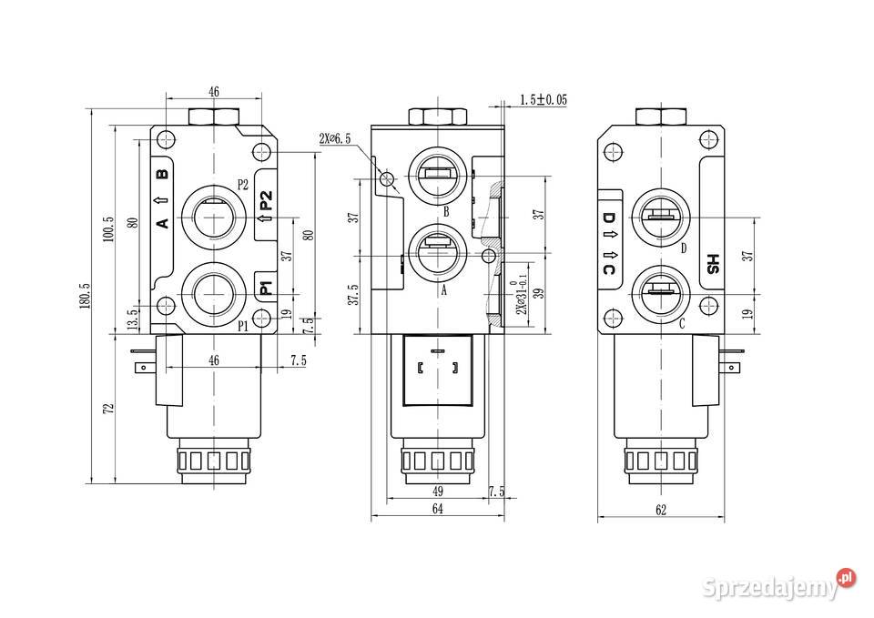 ELEKTROZAWÓR 62 ELEKTRYCZNY 50L 12V G12 3 SEKCJA Solec Kujawski sprzedam