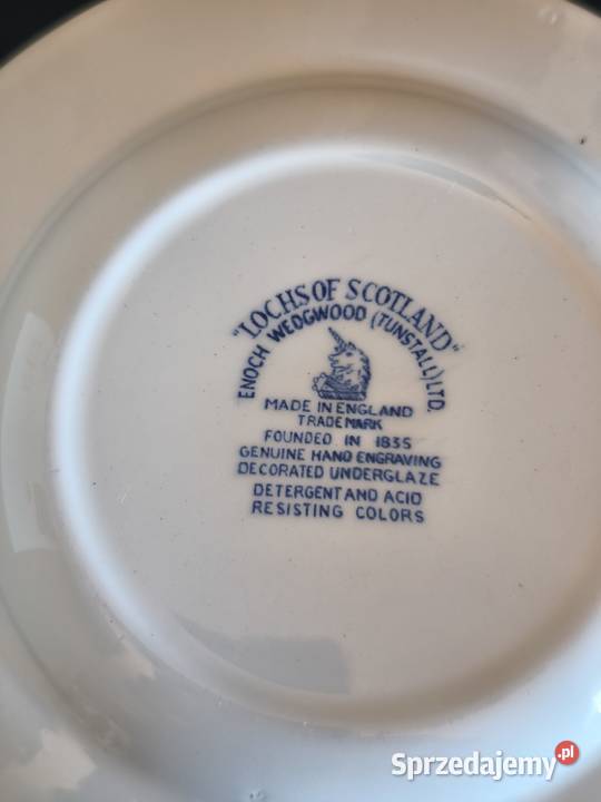 Talerz angielski Lochs of Scotland