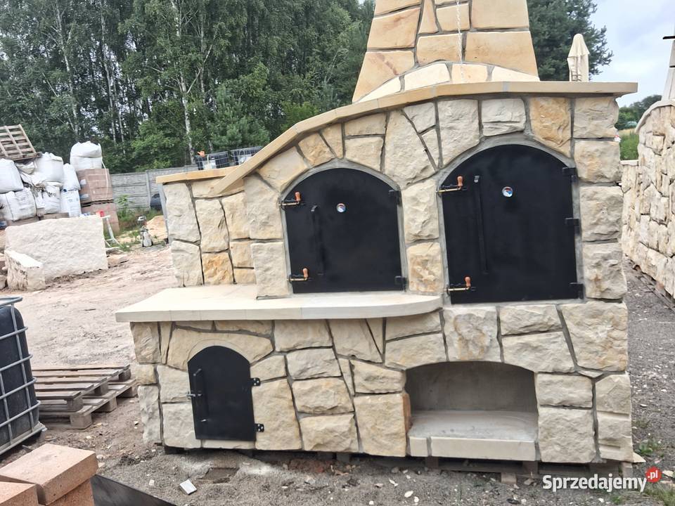 Grill z wędzarnią szamot Niestachów sprzedam
