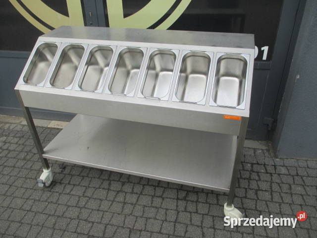 STÓŁ DYSPENSER NA SURÓWKI GASTRONOMICZNY Z PÓŁKĄ Ostrów Wielkopolski