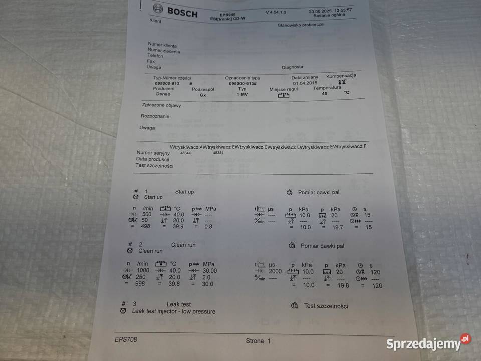 WTRYSKI WTRYSKIWACZE OPEL ASTRA J ZAFIRA C MOKKA