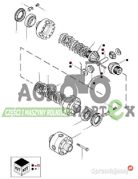 247535A1 C068700 935353 ZESTAW NAPRAWCZY 16T CNH