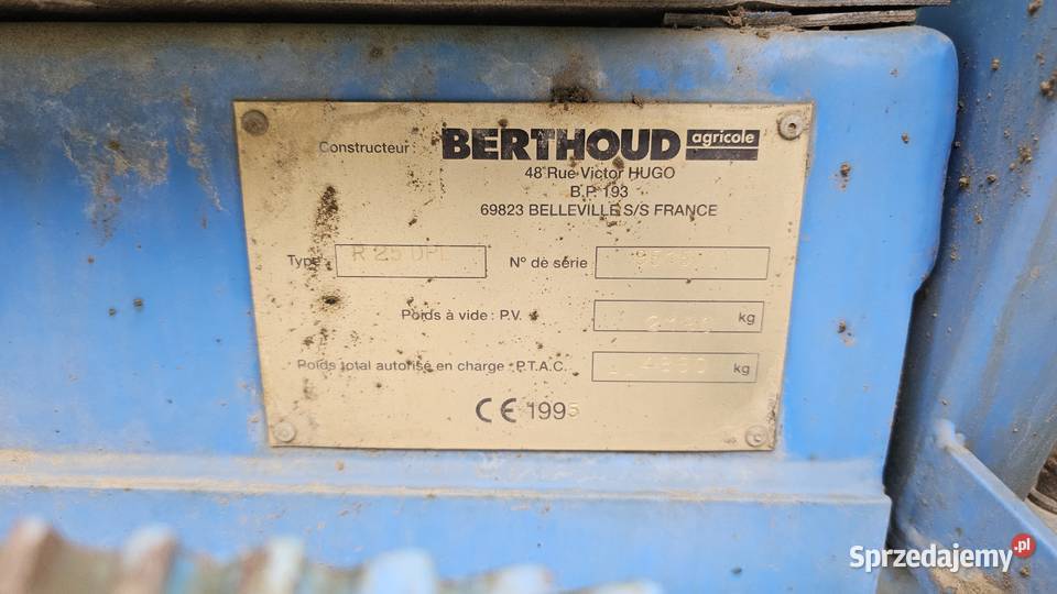 Berthoud R25 DPE Kołaczkowo sprzedam
