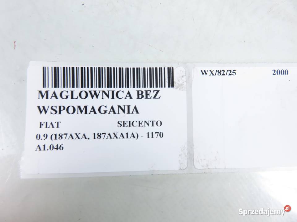 MAGLOWNICA FIAT SEICENTO 46480872 osobowe