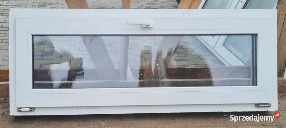 OKNA KacprzaK 143X48 OKNO Używane Plastikowe PCV Okna ścienne Lublin